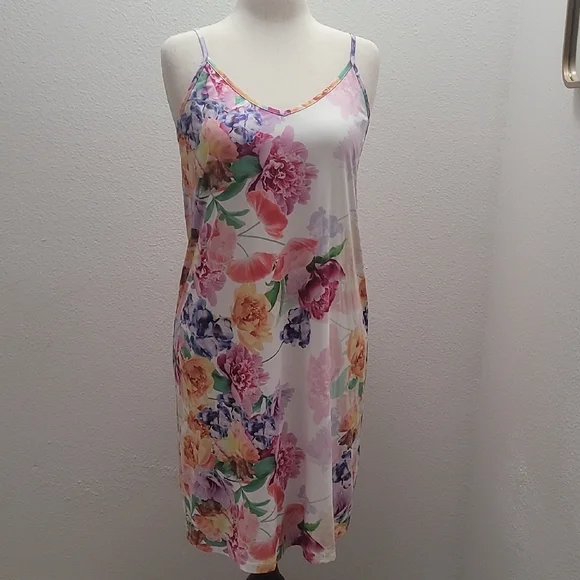 Johnny Was Silk Floral Dress - Picture 6 of 9